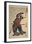 Close-Up of a Man Holding a Longbow-null-Framed Giclee Print