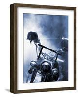 Close-up of a Motorcycle-null-Framed Photographic Print