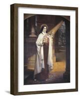 Close-Up of a Mural of St. Therese of Lisieux-null-Framed Giclee Print