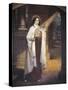 Close-Up of a Mural of St. Therese of Lisieux-null-Stretched Canvas