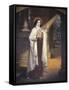 Close-Up of a Mural of St. Therese of Lisieux-null-Framed Stretched Canvas