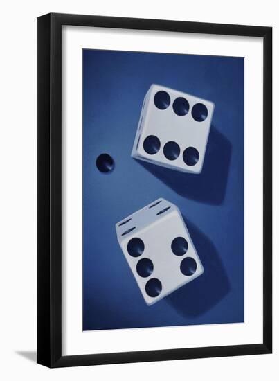 Close-up of a Pair of Dice-null-Framed Giclee Print