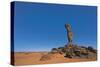 Close-Up of a Panorama, the So Called Finger, Libya, Tadrart, Akakus, Addad-null-Stretched Canvas