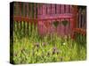 Close-up of a Picket Fence Gate-null-Stretched Canvas