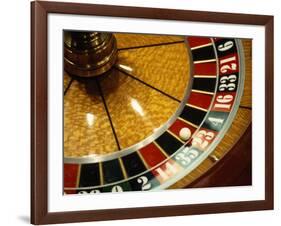 Close-up of a Roulette Wheel-Barry Winiker-Framed Photographic Print