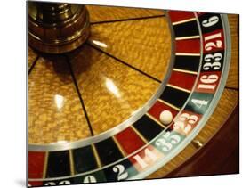 Close-up of a Roulette Wheel-Barry Winiker-Mounted Photographic Print