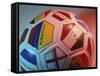 Close-up of a Soccer Ball-null-Framed Stretched Canvas