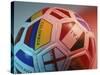 Close-up of a Soccer Ball-null-Stretched Canvas