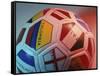 Close-up of a Soccer Ball-null-Framed Stretched Canvas