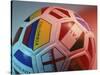 Close-up of a Soccer Ball-null-Stretched Canvas