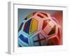 Close-up of a Soccer Ball-null-Framed Premium Photographic Print