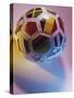 Close-up of a Soccer Ball-null-Stretched Canvas