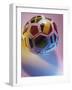 Close-up of a Soccer Ball-null-Framed Photographic Print