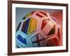 Close-up of a Soccer Ball-null-Framed Photographic Print