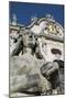 Close-Up of a Statue in Front of a Palace-null-Mounted Giclee Print