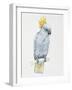 Close-Up of a Sulfur Crested Cockatoo (Cacatua Galerita)-null-Framed Giclee Print