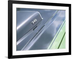 Close-up of a Vent on Muscle Car-null-Framed Photographic Print