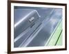 Close-up of a Vent on Muscle Car-null-Framed Photographic Print