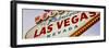 Close-up of a Welcome Sign, Las Vegas, Nevada, USA-null-Framed Photographic Print