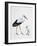 Close-Up of a White Stork with its Young (Ciconia Ciconia)-null-Framed Giclee Print