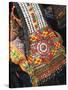 Close-up of a Woman's Headdress, Kalash Ku'Pa, Joshi (Spring Festival), Bumburet Valley, Pakistan-Upperhall Ltd-Stretched Canvas