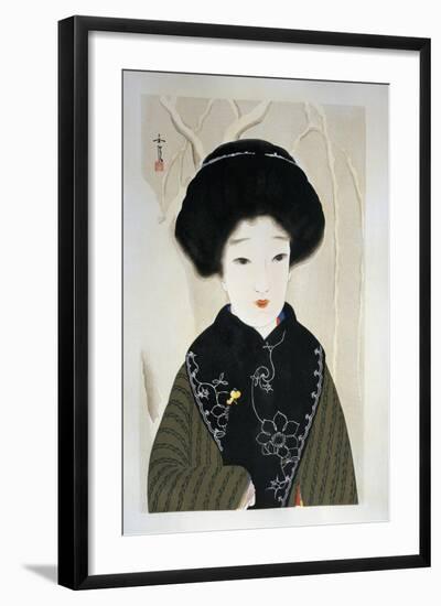 Close-Up of a Woman-null-Framed Giclee Print