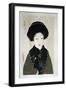 Close-Up of a Woman-null-Framed Premium Giclee Print