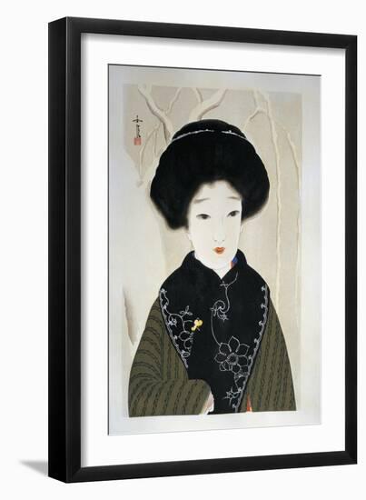 Close-Up of a Woman-null-Framed Giclee Print