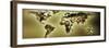 Close-Up of a World Map-null-Framed Photographic Print