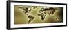 Close-Up of a World Map-null-Framed Photographic Print