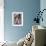 Close-up of a Young Man in the Starting Position on a Running Track-null-Framed Photographic Print displayed on a wall