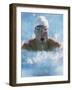 Close-up of a Young Man Swimming the Breaststroke-null-Framed Photographic Print
