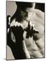 Close-up of a Young Man Working Out with a Dumbbell-null-Mounted Premium Photographic Print