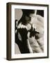 Close-up of a Young Man Working Out with a Dumbbell-null-Framed Photographic Print