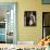 Close-up of a Young Man Working Out with Dumbbells-null-Framed Stretched Canvas displayed on a wall