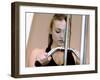 Close-up of a Young Woman Exercising in a Gym-null-Framed Photographic Print