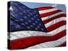 Close-up of American Flag-null-Stretched Canvas