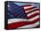 Close-up of American Flag-null-Framed Stretched Canvas