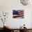 Close-up of American Flag-null-Stretched Canvas displayed on a wall