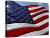 Close-up of American Flag-null-Stretched Canvas