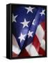 Close-up of American Flag-Rick Barrentine-Framed Stretched Canvas