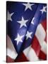 Close-up of American Flag-Rick Barrentine-Stretched Canvas