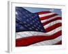 Close-up of American Flag-null-Framed Photographic Print