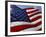 Close-up of American Flag-null-Framed Photographic Print