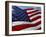 Close-up of American Flag-null-Framed Photographic Print