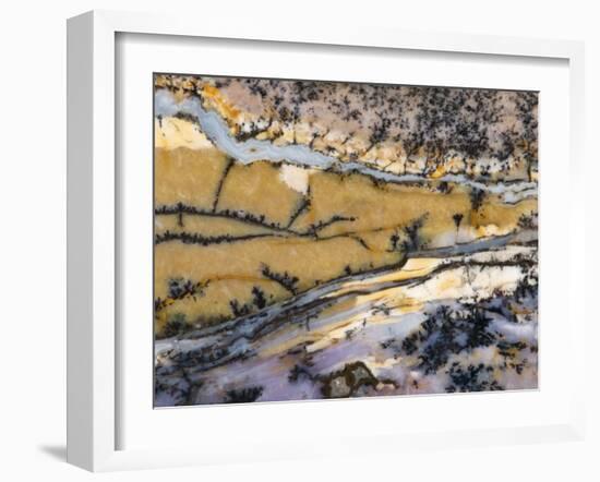 Close-Up of Amethyst Sage Agate, Nevada, USA-Dennis Kirkland-Framed Photographic Print