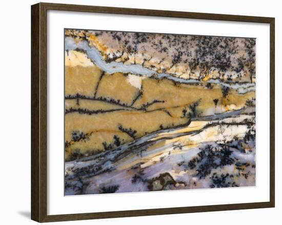 Close-Up of Amethyst Sage Agate, Nevada, USA-Dennis Kirkland-Framed Photographic Print