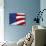 Close-up of an American Flag Waving in the Wind-null-Photographic Print displayed on a wall