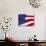 Close-up of an American Flag Waving in the Wind-null-Photographic Print displayed on a wall