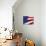 Close-up of an American Flag Waving in the Wind-null-Photographic Print displayed on a wall